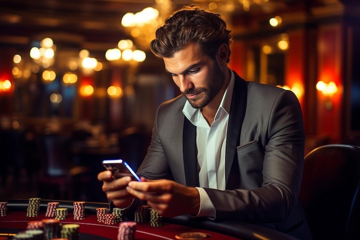 Tampilan meja kasino langsung dengan dealer nyata di platform mujarabjitu untuk pengguna Indonesia